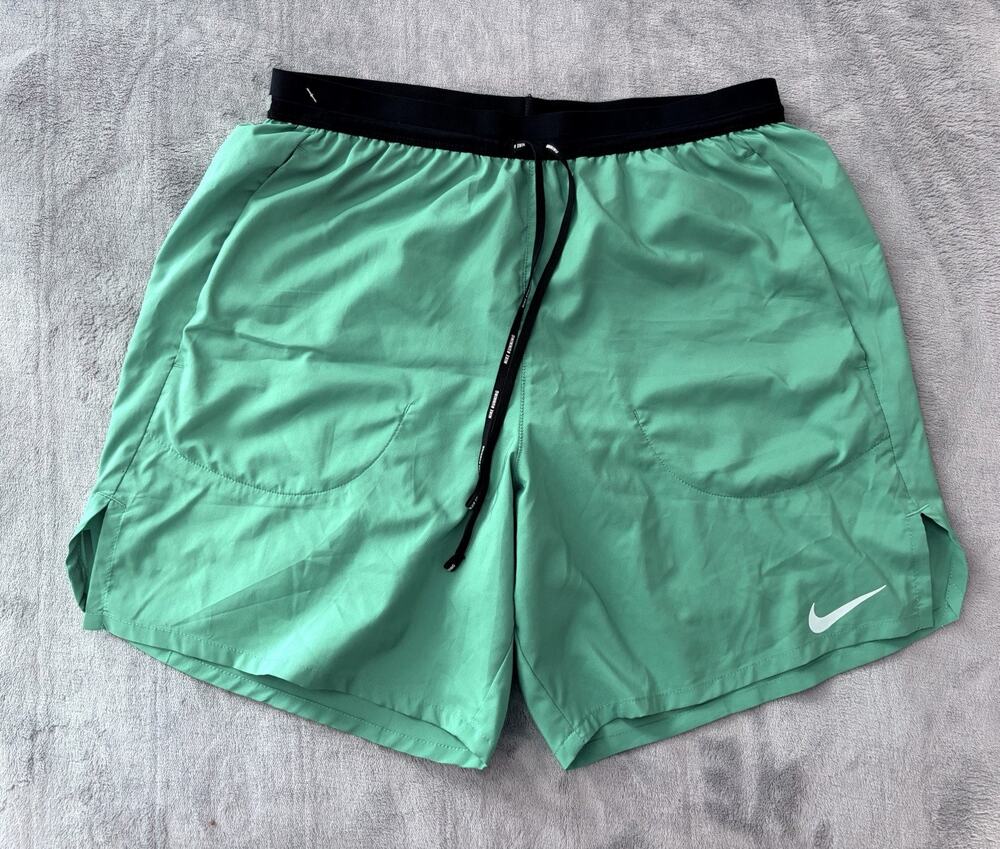 New Mens Nike Flex Stride 7” Running Shorts Dri Fit Green Size M CJ5471-372